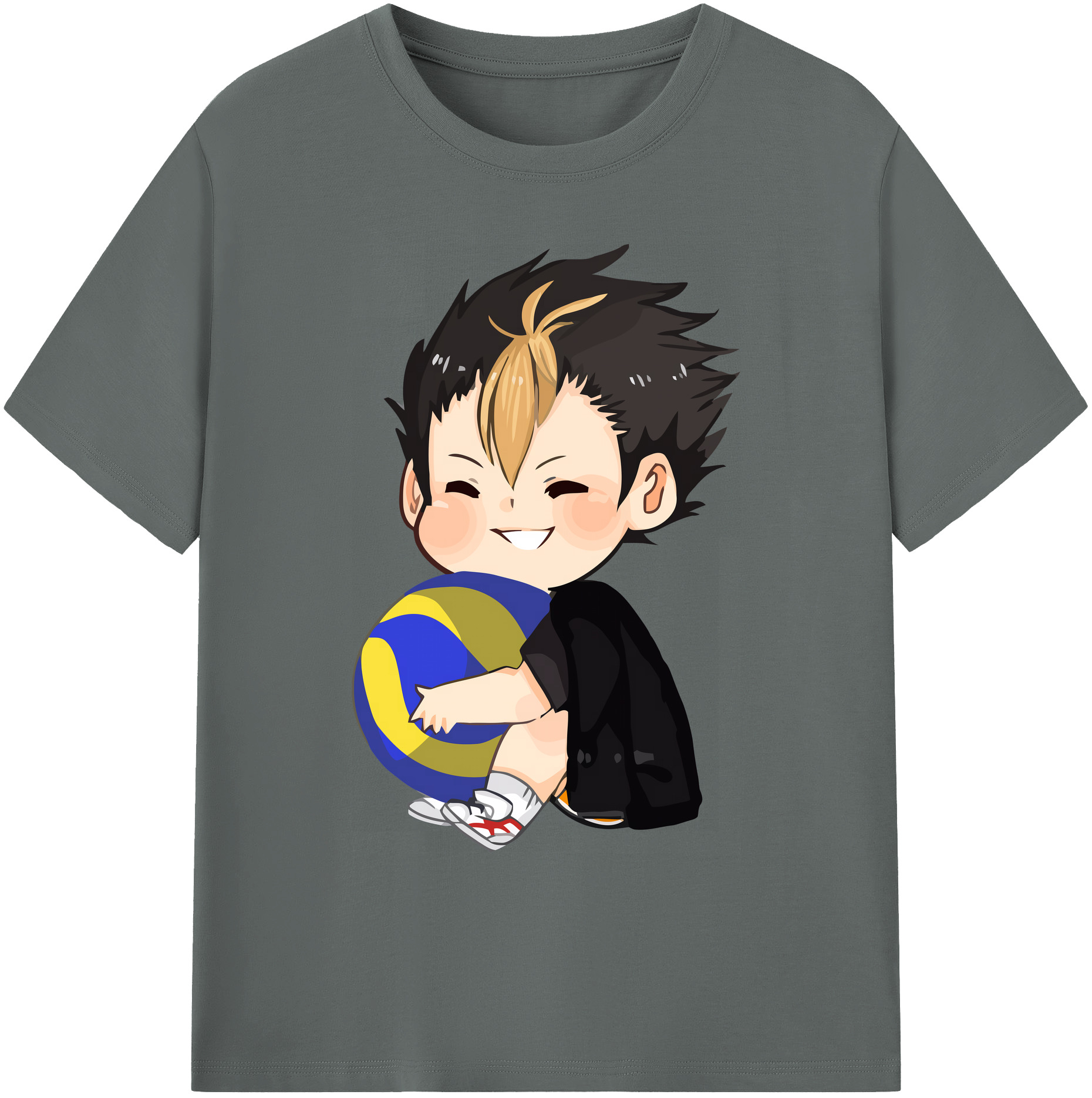 （画像用） ハイキュー!! Haikyu!! 綿100％ メンズ半袖Tシャツ｜肌触りやわらか＆通気性